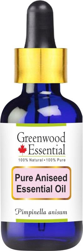 Greenwood Essential Pure Aniseed Essential Oil (Pimpinella anisum) with Glass Dropper 100% Natural Therapeutic Grade Steam Distilled  (15 ml)
