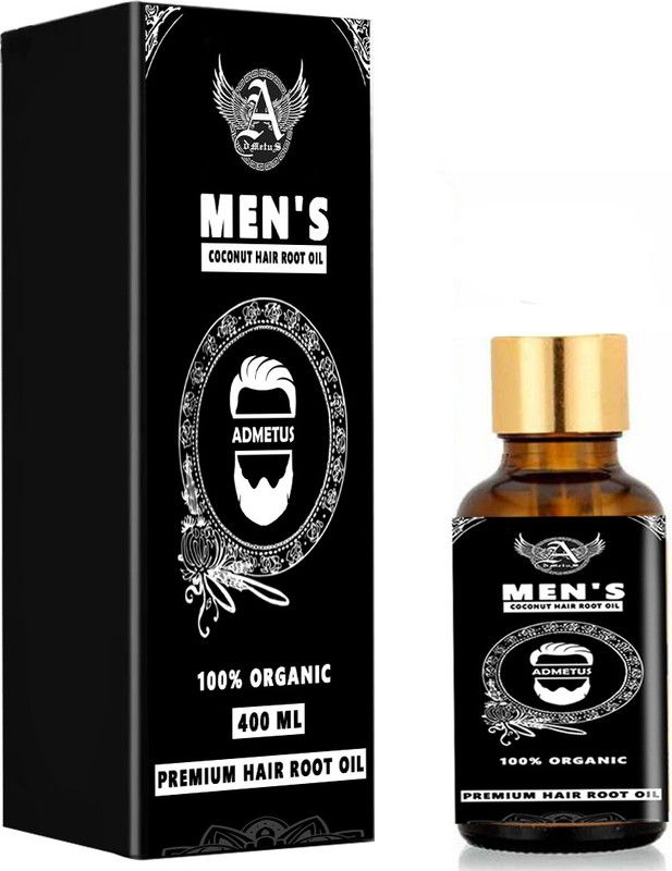 Admetus Mens Organic Coconut hair root oil 400MLSINGLE009 Hair Oil  (400 ml)