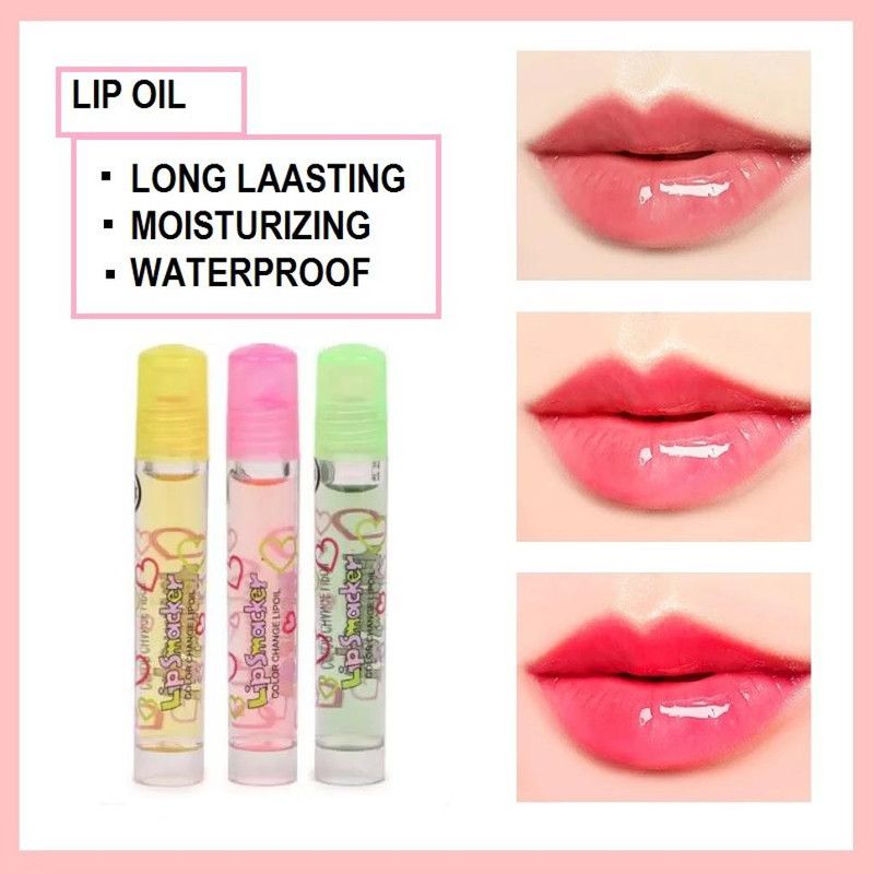 BLUEMERMAID GLOSSY FINISH LIP OIL FOR LIP MAKEUP FRUIT  (Pack of: 1, 6 g)