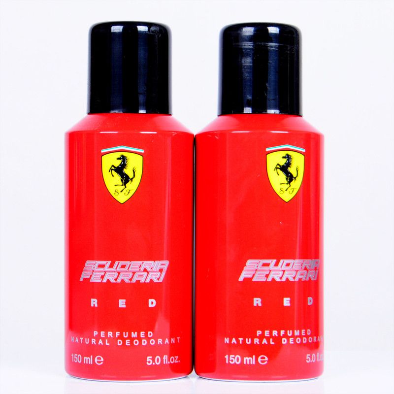 Ferrari scuderia red Deodorant Spray - For Men & Women  (150 ml, Pack of 2)
