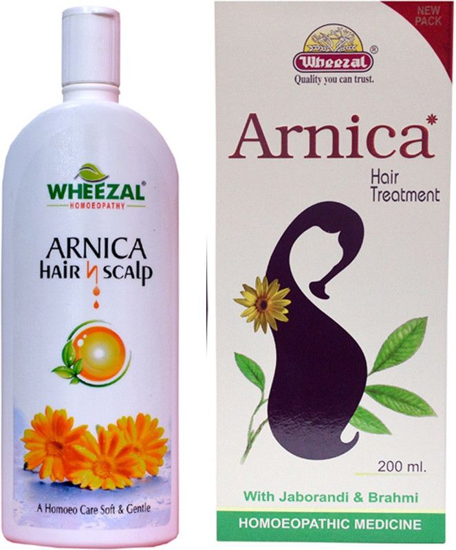 WHEEZAL COMBO FOR HEALTHY HAIR(SHAMPOO+ARNICA TREATMENT 200 ML)  (400 ml)