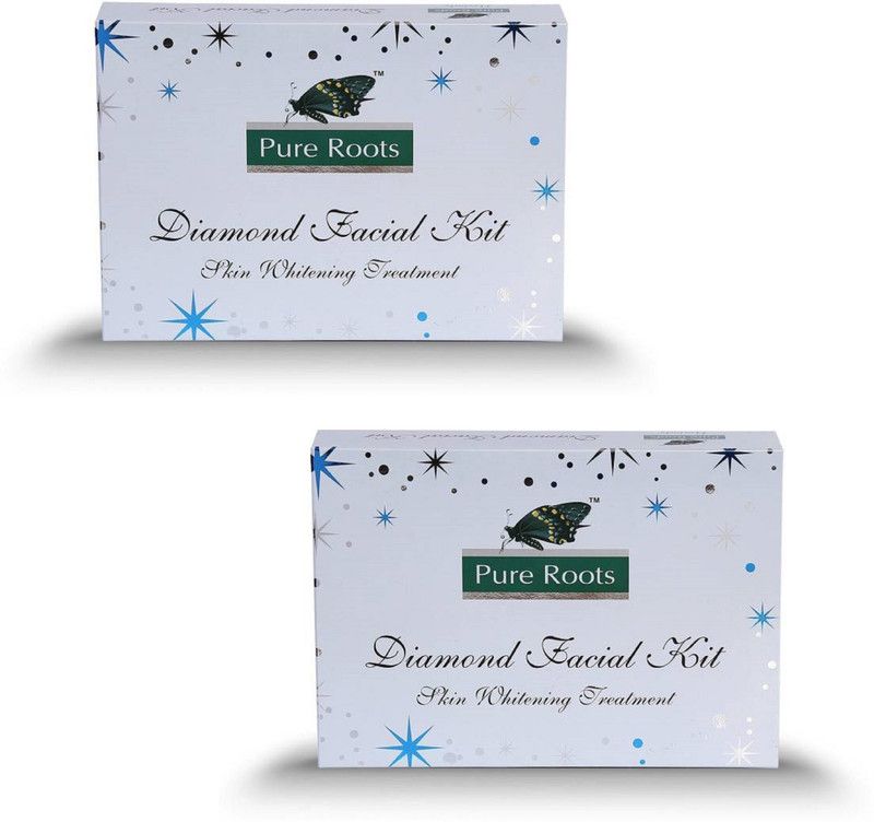 Pure Roots Diamond Facial Kit 100G + 100G  (2 x 100 g)
