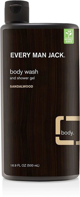 Every Man Jack Shower Gel Sandalwood 16.9 FL Oz  (500 ml)