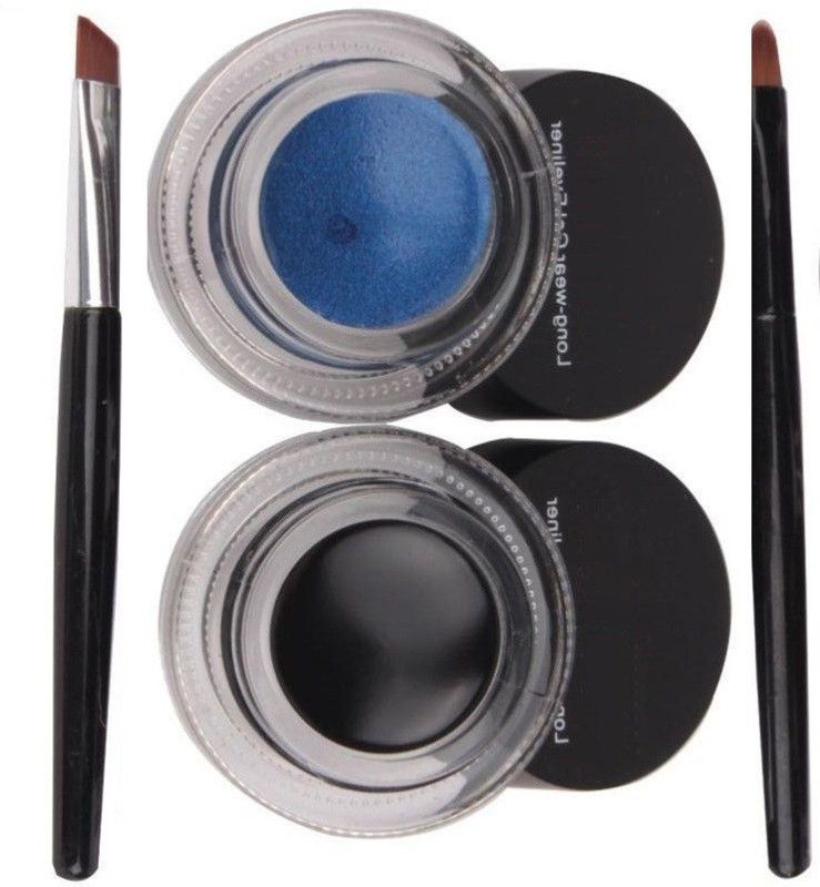 YAWI BEST COLOR LONG LASTING WATER PROOF GEL LINER 6.4 g  (BLACK, blue)