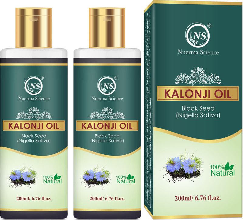 Nuerma Science Kalonji Oil For Hair Growth (Pack of 2, 200 ML Each) Hair Oil  (400 ml)