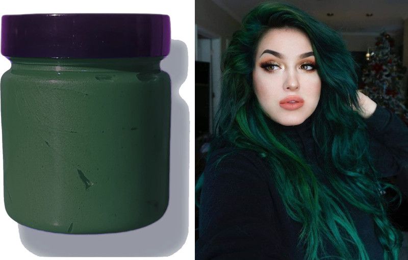 Emijun Stylish Temporary Hair Colour Wax Bottle green Hair Style wax Hair Wax Hair Wax  (100 g)