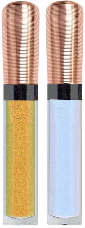 MYEONG Metallic & Liquid Eyeshadow-Diamond Dust 14 ml  (Golden, White)