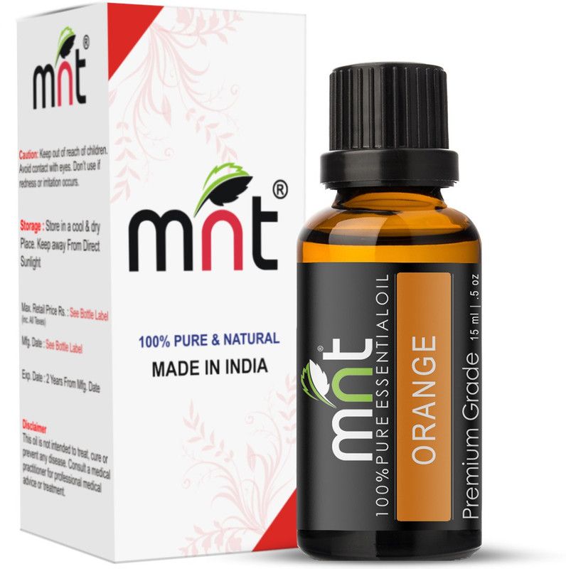 mnt Orange Essential Oil (15ML) 100% Pure Natural & Therapeutic Grade For Aromatherapy, Skin, Acne & Hair Growth  (15 ml)