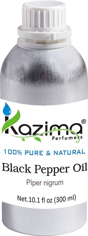 KAZIMA Black Pepper Essential Oil (300ML) 100% Pure Natural & Undiluted For Skin care & Hair treatment  (300 ml)