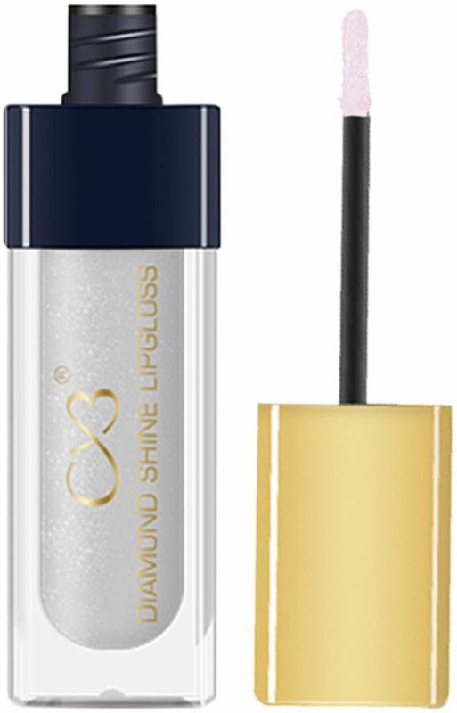CVB LG602-013 Diamond Shine Lip Gloss for Supreme Shine, Glide-On Lipstick for Glossy Effect, Transparent Lip Makeup  (6 ml, Transparent)
