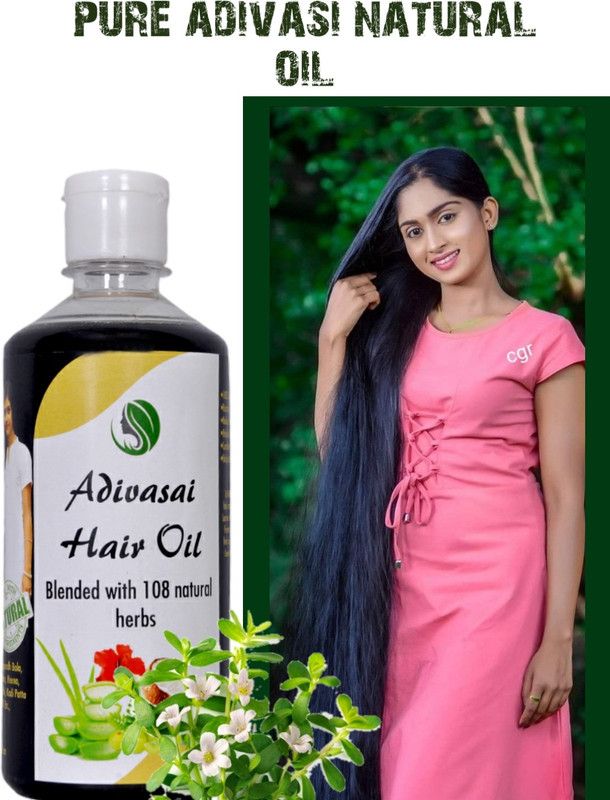 Adivasi bringaraj hair care oil for regrowth and long hair Hair Oil 250ML Hair Oil  (250 ml)