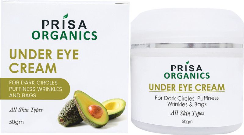 PRISA ORGANICS 2PCS x Under eye cream 50gm  (100 g)