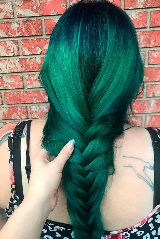 XTREME GLOSSY Parties And Special Occasions Hair Fashion Styling , DARK GREEN