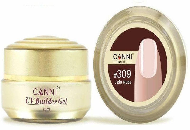 CANNI Golden bottle Camouflage thin easy dry UV Soak Off Jelly Nail builder gel extend shaping gel lacquer C_309 C_309_Light Nude