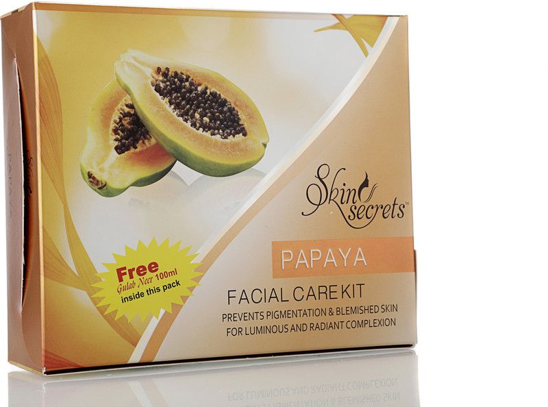 SKIN SECRETS Papaya Facial Kit  (5 x 12.4 g)