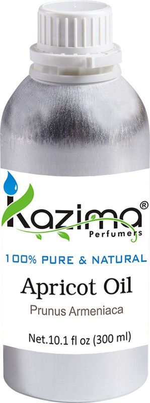 KAZIMA Apricot Cold Pressed Carrier Oil (300ML) 100% Pure Natural & Undiluted For Skin care & Hair treatment  (300 ml)