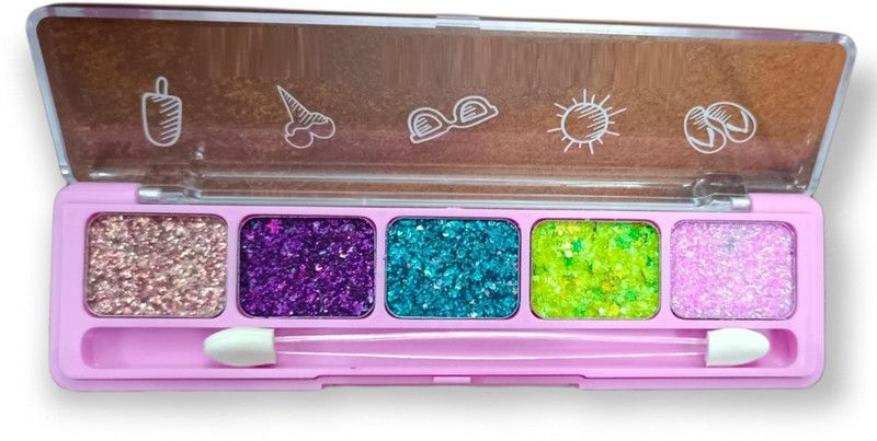 EVERERIN MULTI COLOR GLITTER EYE SHADOW PALETTE FOR ALL SKIN TYPE 10.8 g  (MULTI COLOR)