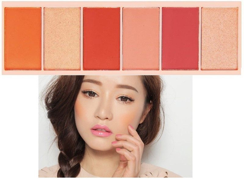 YAWI PROFESSIONAL MAKE UP LOOK MULTI COLOR BEST COLOR BLUSHER  (MULTI COLOR)