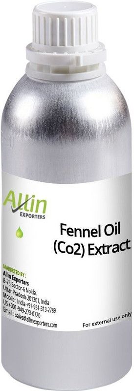 Allin Exporters 500-2051,Fennel Oil (Co2) Extract - 100 % Pure, Natural & Undiluted  (500 ml)