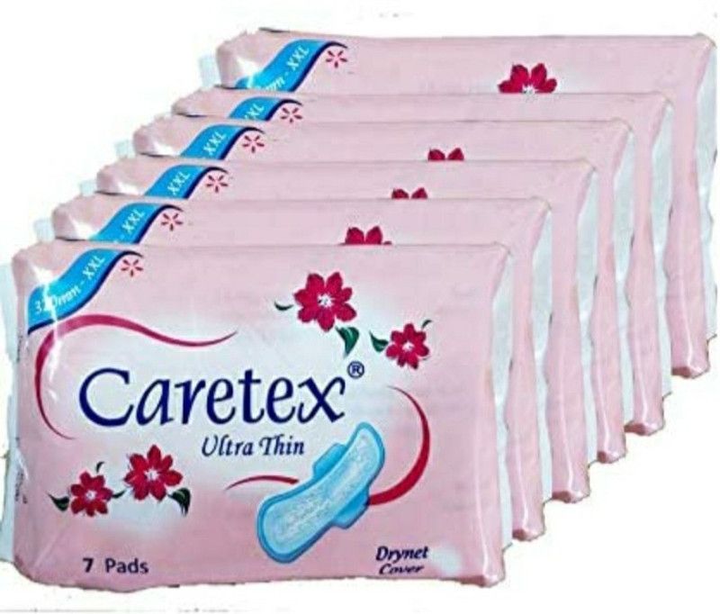 Caretex Ultra Thin dry net Sanitary Pad  (Pack of 6)