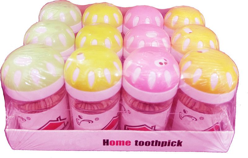 JAMBOREE Natural Bamboo Toothpick for Home Restaurant Hotel Products Toothpicks 1200 Pcs  (65 mm, Pack of 12)