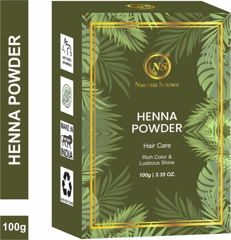Nuerma Science Henna Mehndi Powder For Gray to Black Hair  (100 g)