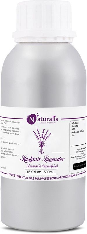 Naturalis Pure Lavender Kashmir Essential Oil 500ml  (500 ml)