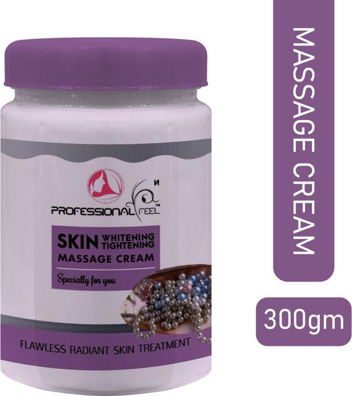 PROFESSIONAL FEEL Skin Whitening Massage Cream 300 Gm Jaar.  (300 g)