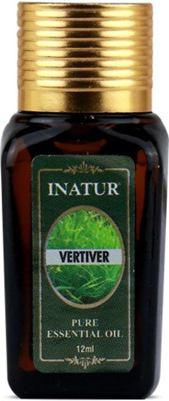 INATUR Vertiver Essential Oil , 100% Pure, Antiseptic, Anti-Ageing & Anti-Irritant Properties  (12 ml)