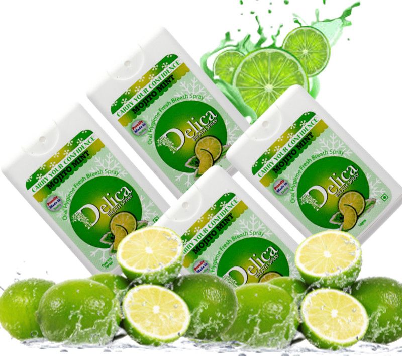 Delica Mojito Mint Fresh Breath Instant Mouth & Bad Breath Freshner Spray  (60 g)
