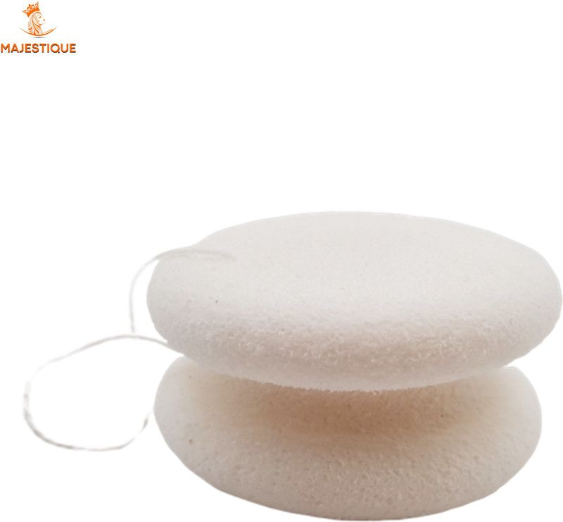 MAJESTIQUE Facial Cleansing Pad Sponge Washing Pad Deep Cleansing & Exfoliating- Multicolor