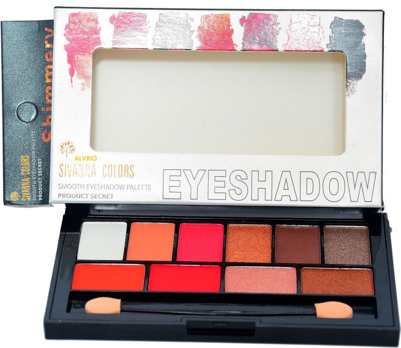ALVRIO Sivanna Colors Smooth Eyeshadow Palette- (01) 20 g  (02)