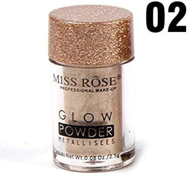 Miss Rose Glow Powder Metalises Loose Pigment Eyeshadow 1 ml  (gold)