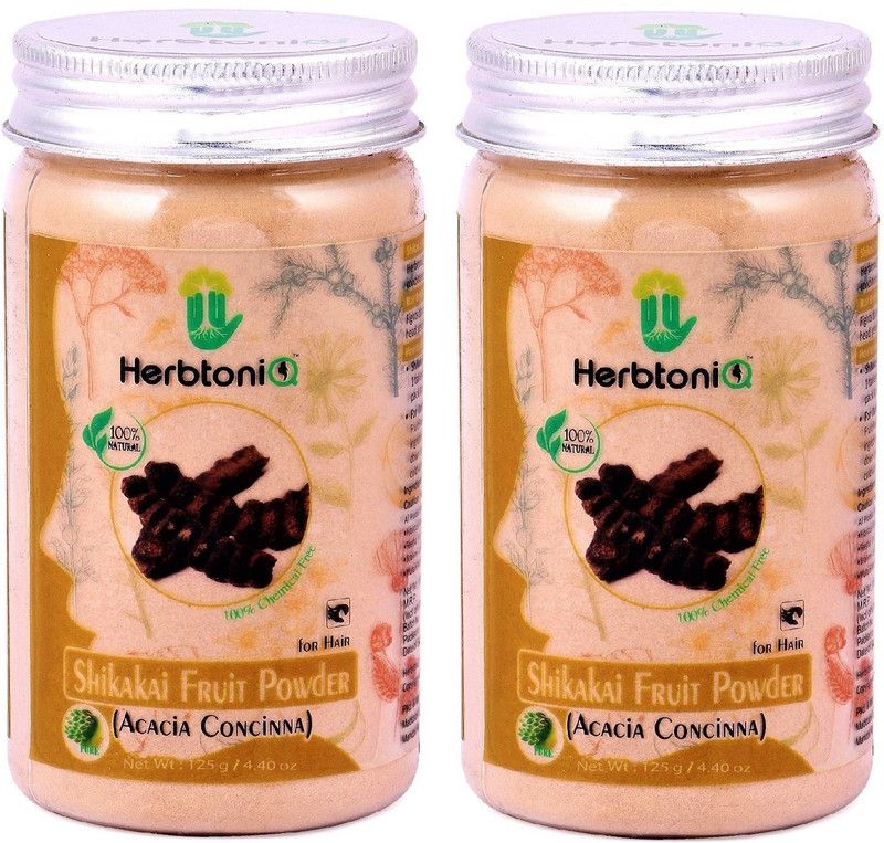 HerbtoniQ 100% Natural Shikakai Fruit Powder For Hair Treatment Pack (Acacia Concinna)  (250 g)