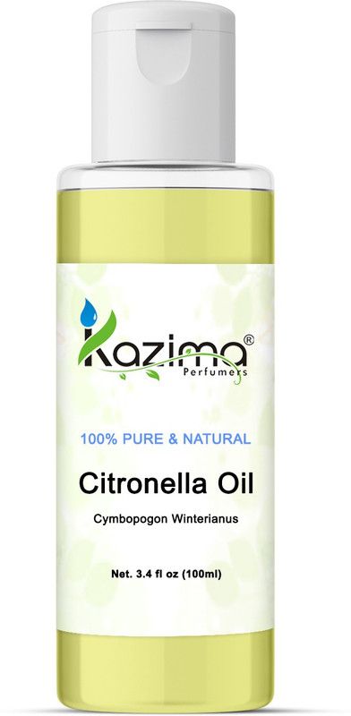 KAZIMA Citronella Essential Oil (100ML) 100% Pure Natural & Enjoy the Innumerable Benefits of Therapeutic Grade  (100 ml)