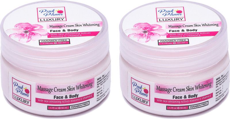 PINK PLUMS Skin Whitening Exfoliating Scrub Set of 2 For All Skins  (100 ml)
