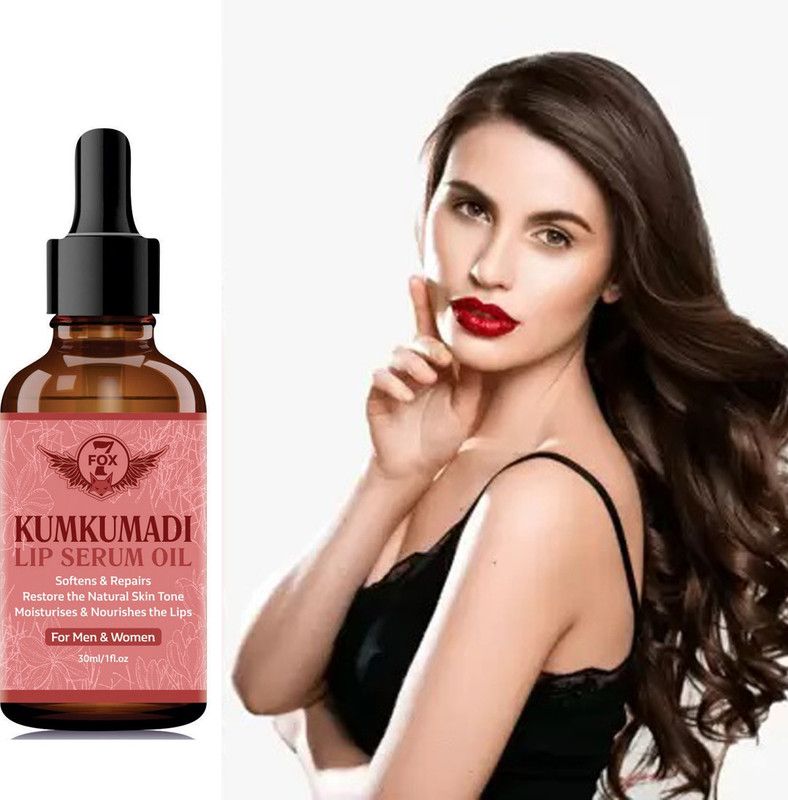 7 FOX Kumkumadi Lip Serum Oil For Glossy & Shiny Lips with moisturization effect- Kumkumadi  (Pack of: 1, 30 g)