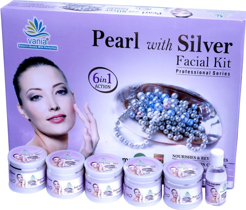 Vania Pearl With Silver Facial Kit  (300 g)