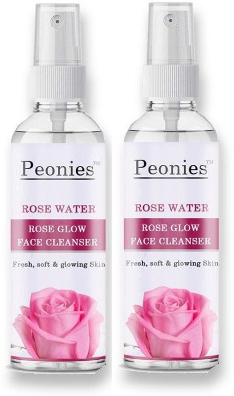 Peonies Rose Water Glow Face Cleanser 100ml (Pack Of 2) Men & Women  (100 ml)