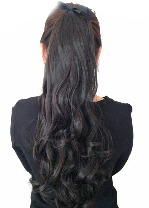 Rizi clip on and go wavyy hairpiece like real Hair Extension
