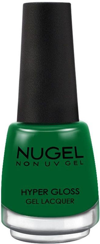 nugel EMERALD GREEN - 44 Non Uv Gel Hyper Gloss Nail Enamel EMERALD GREEN - 44