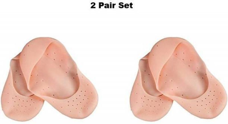 CareHut Anti cracked heel socks Repair Dry hard feet full length Silicone Protector Moisturizing socks Relief swelling pain [ 2 pairs ]