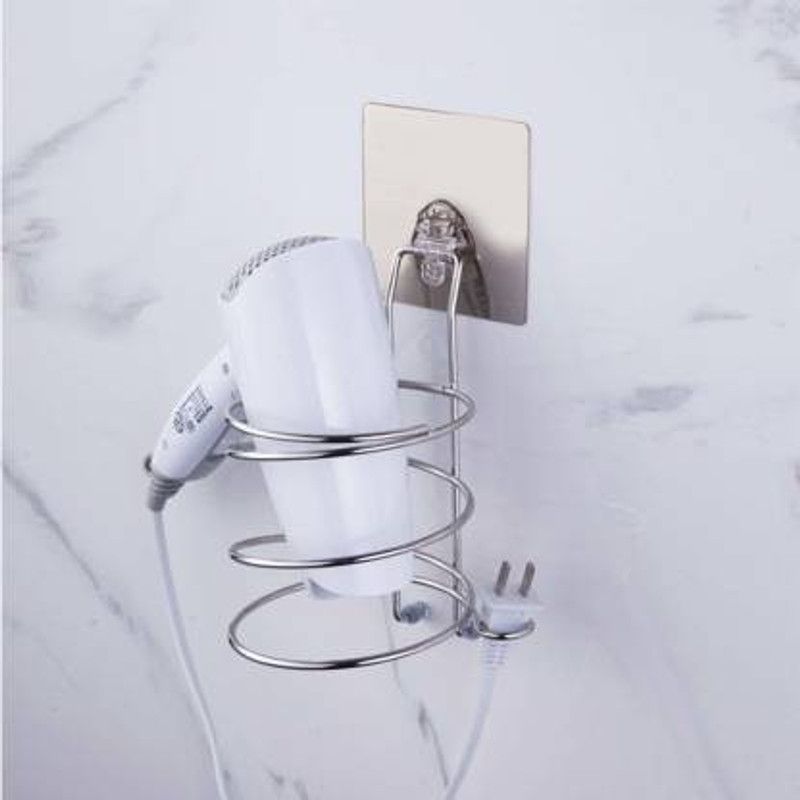 Valashiv Wall Mounted Dryer Holder-059 Magic Sticker Series Self-Adhesive Stainless Steel Hair Dryer Holder , Wall Mounted Dryer Holder Wall Mounted Dryer Holder