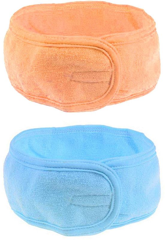 Majik Combo Of 2 Facial Bands For Salon And Home Use Makeup Headband