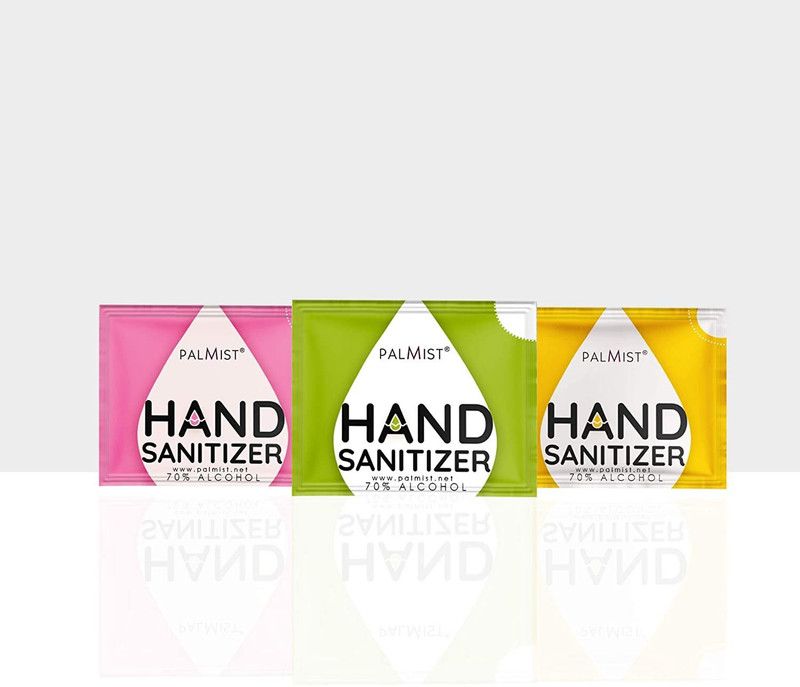PALMIST Alcohol Based Sachets; Herbal Sanitizer Sachets; Small, Easy to Use, Convenient Small Sanitizer Sachets, For Travelling and Camping (Any Of 5000 Sanitizer Pouches) Hand Sanitizer Sachet  (5000 x 1.5 ml)