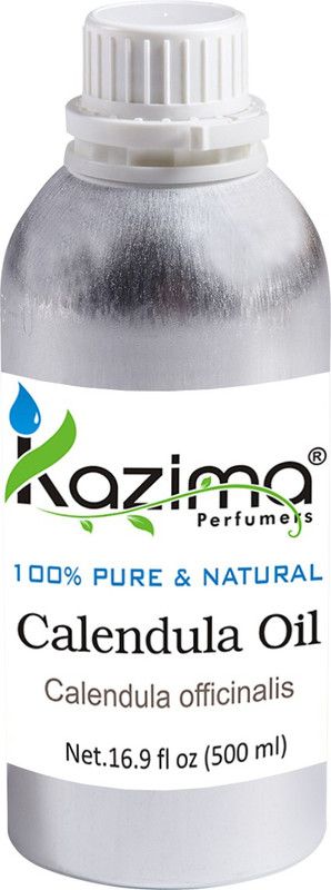 KAZIMA Calendula Essential Oil (500ML) 100% Pure Natural & Undiluted For Skin care & Hair treatment  (500 ml)