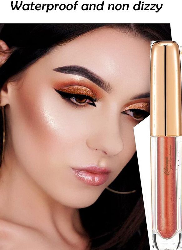 GABBU Long Lasting Liquid Glitter Eyeshadow 6 ml  (Copper)