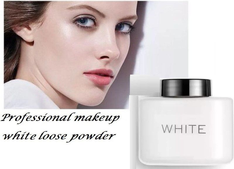 GABBU white matte banana luxury loose powder Compact  (WHITE, 25 g)