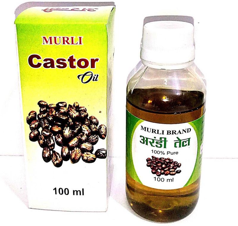 MURLI 100% Pure Castor Oil, Cold Pressed, To Support Hair Growth & Skin Care (100 ml) Hair Oil  (100 ml)