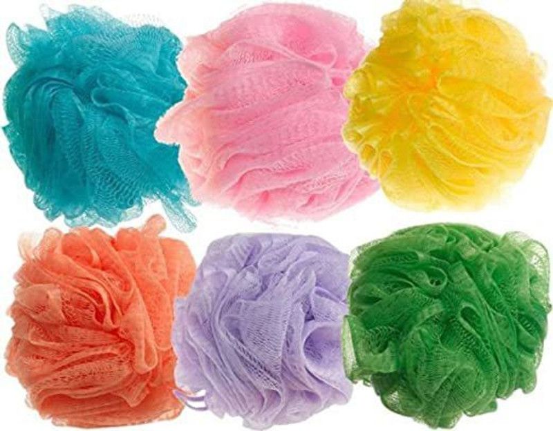 QNAM Loofah  (Pack of 6, Multicolor)